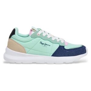 Pepe Jeans für Frauen/Mädchen. PGS400012 Turnschuhe Teagan Bass türkis (34), Blau, Wohnung, Schnürsenkel, Lässig, Kinderbekleidung Pepe Jeans für Frauen/Mädchen. PGS400012 Turnschuhe Teagan Bass türkis (34), Blau, Wohnung, Schnürsenkel, Lässig, Kinderbekleidung