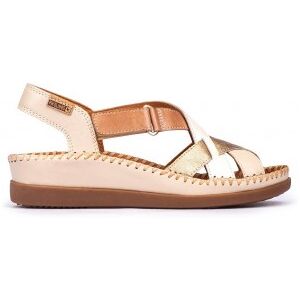 Pikolinos für Damen. W8K-0741C2 Ledersandalen Cadaques Leder (41), Beige, 3 bis 5 cm, Klettverschluss, Lässig Pikolinos für Damen. W8K-0741C2 Ledersandalen Cadaques Leder (41), Beige, 3 bis 5 cm, Klettverschluss, Lässig