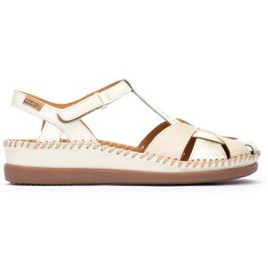 Pikolinos für Damen. W8K-0847C1 Off-white Leder Sandalen Cadaques (38), Weiß, 3 bis 5 cm, Klettverschluss, Lässig Pikolinos für Damen. W8K-0847C1 Off-white Leder Sandalen Cadaques (38), Weiß, 3 bis 5 cm, Klettverschluss, Lässig