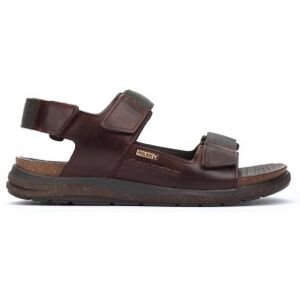Pikolinos für Herren. M0B-0122 Braune Ledersandalen Nijar (43), Wohnung, Klettverschluss, Lässig Pikolinos für Herren. M0B-0122 Braune Ledersandalen Nijar (43), Wohnung, Klettverschluss, Lässig