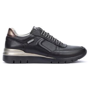Pikolinos für Damen. W4R-6731 Cantabria Leder Turnschuhe schwarz (36), 3 bis 5 cm, Schnürsenkel, Lässig Pikolinos für Damen. W4R-6731 Cantabria Leder Turnschuhe schwarz (36), 3 bis 5 cm, Schnürsenkel, Lässig