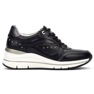 Pikolinos für Damen. W2C-6548C2 Leder Sneakers Girona schwarz (35), 5 bis 8 cm, Schnürsenkel, Lässig Pikolinos für Damen. W2C-6548C2 Leder Sneakers Girona schwarz (35), 5 bis 8 cm, Schnürsenkel, Lässig