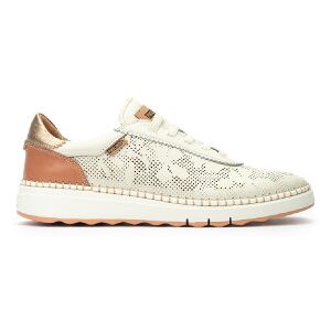 Pikolinos für Damen. W0C-6621C1 Arenas weiße Lederturnschuhe mit Gummibändern (38), Wohnung, Schnürsenkel, Lässig Pikolinos für Damen. W0C-6621C1 Arenas weiße Lederturnschuhe mit Gummibändern (38), Wohnung, Schnürsenkel, Lässig