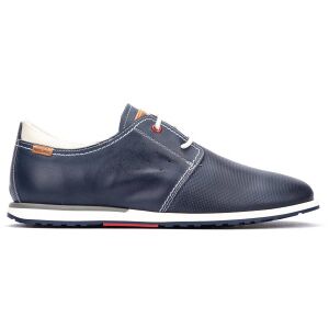 Pikolinos für Herren. M8W-6429 Saler Lederschuhe navy (43), Blau, Wohnung, 1 bis 3 cm, Schnürsenkel, Lässig, Klassisch, Marine Pikolinos für Herren. M8W-6429 Saler Lederschuhe navy (43), Blau, Wohnung, 1 bis 3 cm, Schnürsenkel, Lässig, Klassisch, Marine