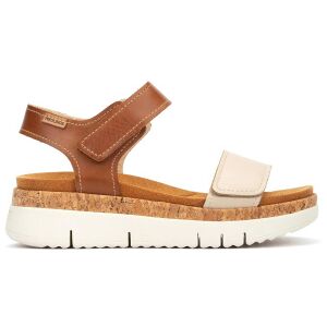 Pikolinos für Damen. W4N-0940C1 Palma Ledersandalen beige, braun, beige, braun (37), 1 bis 3 cm, Klettverschluss, Lässig Pikolinos für Damen. W4N-0940C1 Palma Ledersandalen beige, braun, beige, braun (37), 1 bis 3 cm, Klettverschluss, Lässig