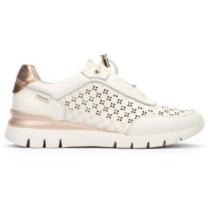 Pikolinos für Damen. W4R-6707C1 Cantabria off-white Turnschuhe aus Leder (36), Weiß, Beige, 1 bis 3 cm, Schnürsenkel, Lässig Pikolinos für Damen. W4R-6707C1 Cantabria off-white Turnschuhe aus Leder (36), Weiß, Beige, 1 bis 3 cm, Schnürsenkel, Lässig