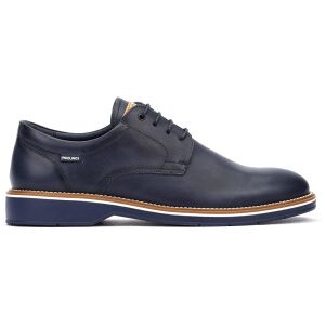Pikolinos für Herren. M6W-4311 Carlet blaue Lederschuhe (43), Wohnung, Schnürsenkel, Lässig Pikolinos für Herren. M6W-4311 Carlet blaue Lederschuhe (43), Wohnung, Schnürsenkel, Lässig