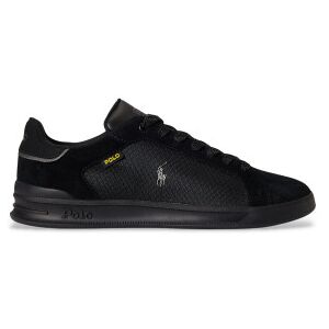 Polo Ralph Lauren für Herren. 809P07160001 Utility Leder Sneakers schwarz (42), Wohnung, Schnürsenkel, Lässig Polo Ralph Lauren für Herren. 809P07160001 Utility Leder Sneakers schwarz (42), Wohnung, Schnürsenkel, Lässig