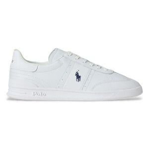 Polo Ralph Lauren für Herren. 809971288001 Aera Leder Turnschuhe weiß (40), Wohnung, Schnürsenkel, Lässig Polo Ralph Lauren für Herren. 809971288001 Aera Leder Turnschuhe weiß (40), Wohnung, Schnürsenkel, Lässig