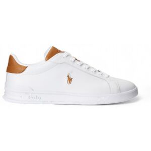 Polo Ralph Lauren für Herren. 809877598001 Basic Leder Turnschuhe weiß (41), Wohnung, Schnürsenkel, Lässig Polo Ralph Lauren für Herren. 809877598001 Basic Leder Turnschuhe weiß (41), Wohnung, Schnürsenkel, Lässig