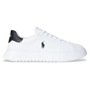 Polo Ralph Lauren für Herren. 809974097002 RLite Court Leder Turnschuhe weiß (45), Wohnung, Schnürsenkel, Lässig Polo Ralph Lauren für Herren. 809974097002 RLite Court Leder Turnschuhe weiß (45), Wohnung, Schnürsenkel, Lässig