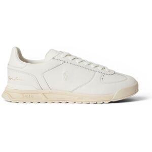 Polo Ralph Lauren für Herren. 809P13089001 Varick Ledersneaker in Weiß (41), Wohnung, Schnürsenkel, Lässig Polo Ralph Lauren für Herren. 809P13089001 Varick Ledersneaker in Weiß (41), Wohnung, Schnürsenkel, Lässig