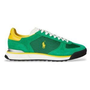 Polo Ralph Lauren für Herren. 809P01641002 Leder Turnschuhe Varick grün (44), Wohnung, Schnürsenkel, Lässig Polo Ralph Lauren für Herren. 809P01641002 Leder Turnschuhe Varick grün (44), Wohnung, Schnürsenkel, Lässig