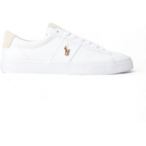 Polo Ralph Lauren für Herren. 816749369003 Sayer Schuhe weiß (40), Stoff, Wohnung, Schnürsenkel, Lässig Polo Ralph Lauren für Herren. 816749369003 Sayer Schuhe weiß (40), Stoff, Wohnung, Schnürsenkel, Lässig