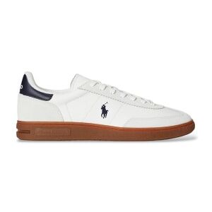 Polo Ralph Lauren für Herren. 809973701005 Off-white Bedford Turnschuhe aus Wildleder und Leder (47), Schwarz, Weiß, Wohnung, Schnürsenkel, Polo Ralph Lauren für Herren. 809973701005 Off-white Bedford Turnschuhe aus Wildleder und Leder (47), Schwarz, Weiß, Wohnung, Schnürsenkel,