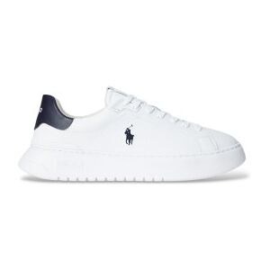 Polo Ralph Lauren für Herren. 809974097001 RLite Court Weiß Lackleder Turnschuhe (43), Wohnung, Schnürsenkel, Lässig Polo Ralph Lauren für Herren. 809974097001 RLite Court Weiß Lackleder Turnschuhe (43), Wohnung, Schnürsenkel, Lässig