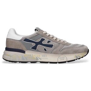 Premiata für Herren. MICK Mick Grau Leder Turnschuhe (43), Wohnung, Schnürsenkel, Lässig Premiata für Herren. MICK Mick Grau Leder Turnschuhe (43), Wohnung, Schnürsenkel, Lässig