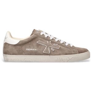 Premiata für Herren. STEVEN Turnschuhe Steven 6221 braun (40), Leder, Wohnung, Schnürsenkel, Lässig Premiata für Herren. STEVEN Turnschuhe Steven 6221 braun (40), Leder, Wohnung, Schnürsenkel, Lässig