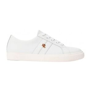 Lauren Ralph Lauren für Damen. 802830937006 Janson II beschichtete Lederschuhe weiß (37), Wohnung, Schnürsenkel, Lässig Lauren Ralph Lauren für Damen. 802830937006 Janson II beschichtete Lederschuhe weiß (37), Wohnung, Schnürsenkel, Lässig