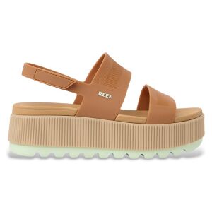 Reef für Damen. CJ8786 Braunes Wasser Vista Höhere Sandalen (37.5), 5 bis 8 cm, Klettverschluss, Lässig Reef für Damen. CJ8786 Braunes Wasser Vista Höhere Sandalen (37.5), 5 bis 8 cm, Klettverschluss, Lässig