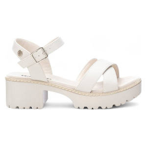 Refresh für Damen. 07928102-HIELO Sandalen 079281 weiß (40), 3 bis 5 cm, Schnalle, Lässig Refresh für Damen. 07928102-HIELO Sandalen 079281 weiß (40), 3 bis 5 cm, Schnalle, Lässig