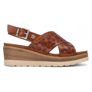 Refresh für Damen. 17516301-CAMEL Sandalen 175163 braun (36), 5 bis 8 cm, Schnalle, Lässig Refresh für Damen. 17516301-CAMEL Sandalen 175163 braun (36), 5 bis 8 cm, Schnalle, Lässig