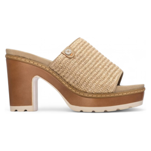 Refresh für Damen. 17528203-TAUPE Sandalen 175282 taupe (37), Braun, Stoff, 5 bis 8 cm, Keine, Lässig Refresh für Damen. 17528203-TAUPE Sandalen 175282 taupe (37), Braun, Stoff, 5 bis 8 cm, Keine, Lässig