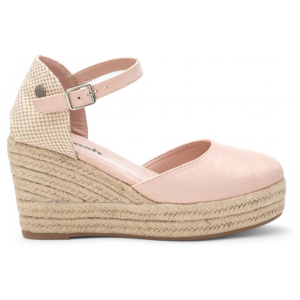 Refresh für Damen. 17264401-NUDE Espadrilles 172644 nackt (36), 5 bis 8 cm, Schnalle, Lässig Refresh für Damen. 17264401-NUDE Espadrilles 172644 nackt (36), 5 bis 8 cm, Schnalle, Lässig