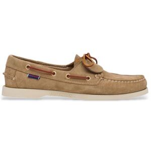 Sebago für Damen. 77131JW Braune Leder-Slipper von Portland (41), Wohnung, Schnürsenkel, Lässig Sebago für Damen. 77131JW Braune Leder-Slipper von Portland (41), Wohnung, Schnürsenkel, Lässig