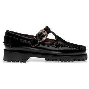 Sebago für Damen. 751244W Aurora Lederschuhe schwarz (41), 1 bis 3 cm, Schnalle, Lässig Sebago für Damen. 751244W Aurora Lederschuhe schwarz (41), 1 bis 3 cm, Schnalle, Lässig