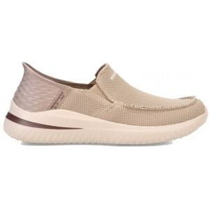 Skechers für Herren. 210604 Delson 3.0 Schuhe - Cabrino taupe (46), Stoff, Wohnung, 1 bis 3 cm, Keine, Lässig Skechers für Herren. 210604 Delson 3.0 Schuhe - Cabrino taupe (46), Stoff, Wohnung, 1 bis 3 cm, Keine, Lässig
