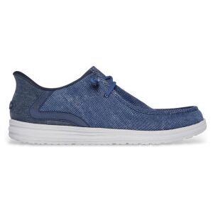 Skechers für Herren. 210959 Melson Coronado Mokassins blau (46), Stoff, Wohnung, Schnürsenkel, Lässig Skechers für Herren. 210959 Melson Coronado Mokassins blau (46), Stoff, Wohnung, Schnürsenkel, Lässig