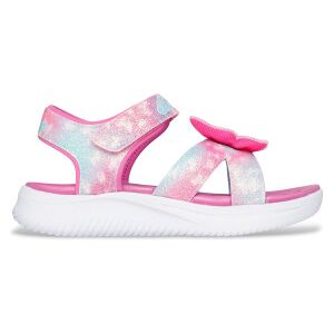 Skechers für Mädchen. 303109L Jumpsters Butterfly Brights rosa Sandalen (29), Wohnung, Klettverschluss, Lässig, Kinderbekleidung Skechers für Mädchen. 303109L Jumpsters Butterfly Brights rosa Sandalen (29), Wohnung, Klettverschluss, Lässig, Kinderbekleidung