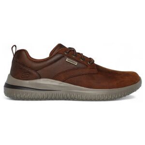Skechers für Herren. 210661 Lederschuhe Delson 3.0 Glavine braun (43), Wohnung, Schnürsenkel, Lässig Skechers für Herren. 210661 Lederschuhe Delson 3.0 Glavine braun (43), Wohnung, Schnürsenkel, Lässig