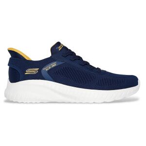 Skechers für Herren. 118312 Slip-Ins Bobs Sport Squad Chaos Solid Step navy Turnschuhe (44), Wohnung, Schnürsenkel, Lässig, Marine Skechers für Herren. 118312 Slip-Ins Bobs Sport Squad Chaos Solid Step navy Turnschuhe (44), Wohnung, Schnürsenkel, Lässig, Marine