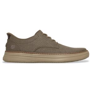 Skechers für Herren. 205701 Slipper Hyland Justino dunkel taupe Hausschuhe (46), Braun, Wohnung, Schnürsenkel, Lässig Skechers für Herren. 205701 Slipper Hyland Justino dunkel taupe Hausschuhe (46), Braun, Wohnung, Schnürsenkel, Lässig