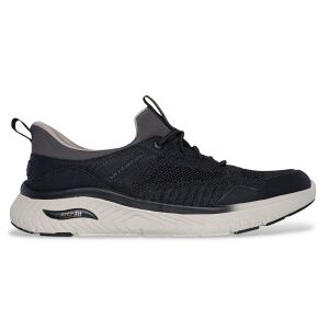 Skechers für Herren. 205340 Pantoletten Relaxed Fit Hausschuhe Arch Fit Crosser Emeric schwarz (40), Wohnung, Schnürsenkel, Lässig Skechers für Herren. 205340 Pantoletten Relaxed Fit Hausschuhe Arch Fit Crosser Emeric schwarz (40), Wohnung, Schnürsenkel, Lässig