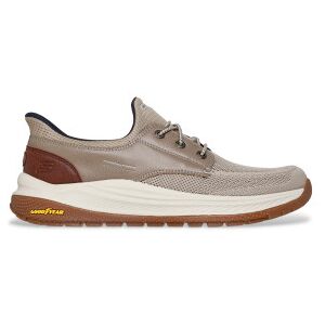 Skechers Meroe - Alden Taupe Braun Slipschuhe Skechers Meroe - Alden Taupe Braun Slipschuhe