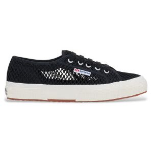 Superga für Damen. S2135GW Turnschuhe 2750 Mesh weiß (37), Schwarz, Wohnung, Schnürsenkel, Lässig Superga für Damen. S2135GW Turnschuhe 2750 Mesh weiß (37), Schwarz, Wohnung, Schnürsenkel, Lässig