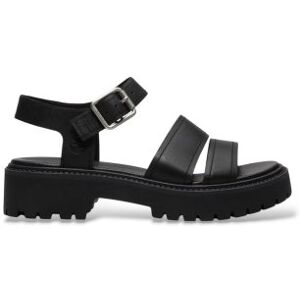 Timberland für Damen. TB0A2EJMW021 Leder-Sandalen mit Plateausohle und Fersenriemen Stone Street schwarz (39.5 W), 1 bis 3 cm, Schnalle, Läs Timberland für Damen. TB0A2EJMW021 Leder-Sandalen mit Plateausohle und Fersenriemen Stone Street schwarz (39.5 W), 1 bis 3 cm, Schnalle, Läs