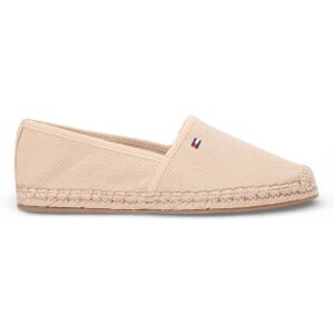 Tommy Hilfiger für Damen. FW0FW08541 Beige Rana-Espadrilles (40), Stoff, Wohnung, Keine, Lässig Tommy Hilfiger für Damen. FW0FW08541 Beige Rana-Espadrilles (40), Stoff, Wohnung, Keine, Lässig
