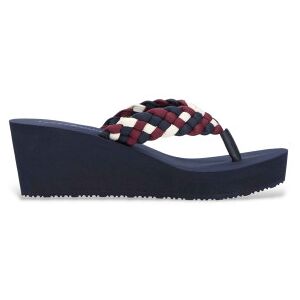 Tommy Hilfiger für Damen. FW0FW09198 Flip Flops Dalya navy (37), 3 bis 5 cm, Keine, Lässig, Strandbekleidung, Marine Tommy Hilfiger für Damen. FW0FW09198 Flip Flops Dalya navy (37), 3 bis 5 cm, Keine, Lässig, Strandbekleidung, Marine