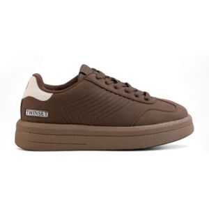 Twinset für Damen. 252TGT01E Braune Freizeitschuhe (38), 1 bis 3 cm, Schnürsenkel, Lässig Twinset für Damen. 252TGT01E Braune Freizeitschuhe (38), 1 bis 3 cm, Schnürsenkel, Lässig