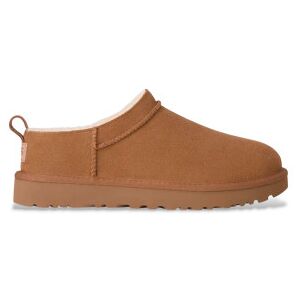 UGG für Damen. 1173891 Klassische braune Micro-Stiefeletten (39), Leder, Wohnung, Keine, Lässig UGG für Damen. 1173891 Klassische braune Micro-Stiefeletten (39), Leder, Wohnung, Keine, Lässig