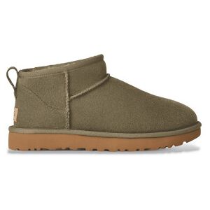 UGG für Damen. 1116109 Klassische Ultra Mini Lederstiefeletten grün (37), Wohnung, Keine, Lässig UGG für Damen. 1116109 Klassische Ultra Mini Lederstiefeletten grün (37), Wohnung, Keine, Lässig