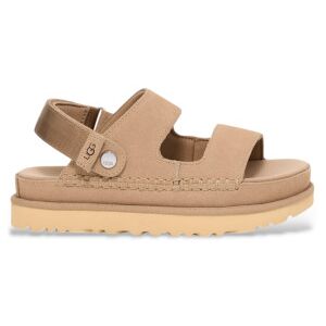 UGG für Damen. 1167399 Goldenstar Glide beige Ledersandalen (39), Wohnung, Keine, Lässig UGG für Damen. 1167399 Goldenstar Glide beige Ledersandalen (39), Wohnung, Keine, Lässig
