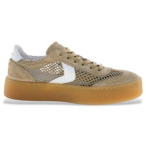 Voile blanche für Damen. 2019876 Turnschuhe Ines Mesh beige (38), Leder, 1 bis 3 cm, Schnürsenkel, Lässig Voile blanche für Damen. 2019876 Turnschuhe Ines Mesh beige (38), Leder, 1 bis 3 cm, Schnürsenkel, Lässig