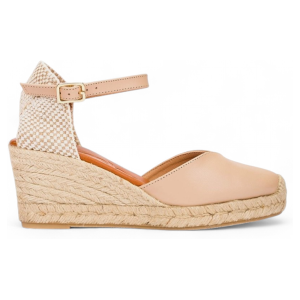 Wonders für Damen. YD-SI685_2485_1050 Sinai 85 Beige Leder-Espadrilles (38), 5 bis 8 cm, Schnalle, Lässig Wonders für Damen. YD-SI685_2485_1050 Sinai 85 Beige Leder-Espadrilles (38), 5 bis 8 cm, Schnalle, Lässig