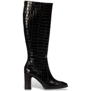 Wonders für Damen. M-5150 Treze Stiefel schwarz (41), Leder, 5 bis 8 cm, Reißverschluss, Lässig Wonders für Damen. M-5150 Treze Stiefel schwarz (41), Leder, 5 bis 8 cm, Reißverschluss, Lässig