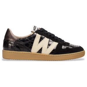 Wonders für Damen. AP-2002 Turnschuhe Nubia 02 schwarz (37), Wohnung, Schnürsenkel, Lässig Wonders für Damen. AP-2002 Turnschuhe Nubia 02 schwarz (37), Wohnung, Schnürsenkel, Lässig